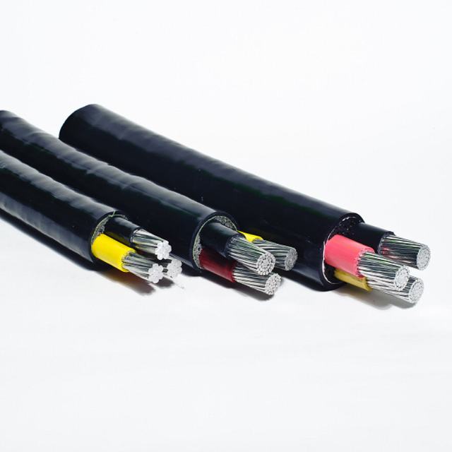 0.6 / 1KV 3 Core Aluminum Conductor Pvc Insulated Outer Covered Power Cable