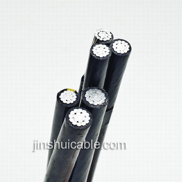 0.6/1kV en aluminium Torsadé câble 2x16 4x16