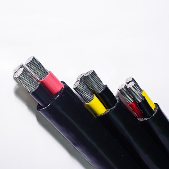 0.6/1kv 185mm2 알루미늄 도전 체 Material 3 Core PVC Insulated 힘 Cable