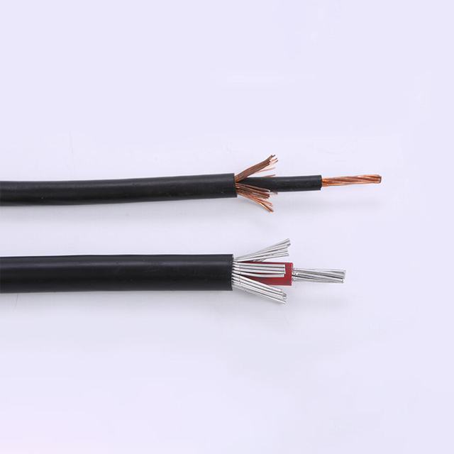0.6/1kv Konduktor Aluminium Konsentris Kabel Isolasi PVC Konsentris Kabel