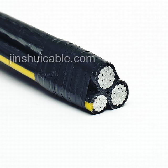3 * 6AWG ABC cable/conductor de aluminio/triplex se rvices gota