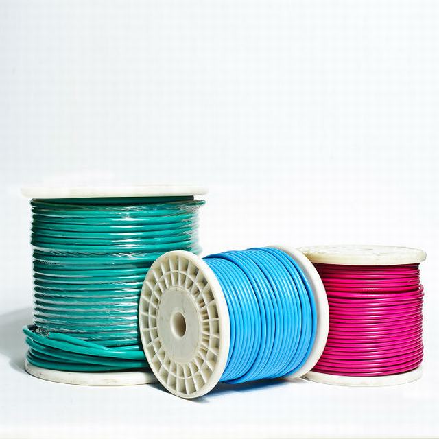 3 noyaux 2.5mm fil de cuivre électrique standard AWG PVC fil flexible