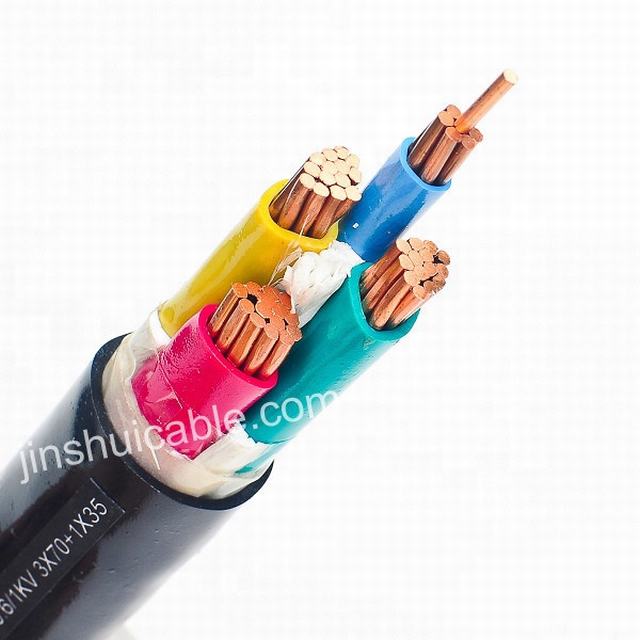 3 núcleos aislado de PVC Flexible Cable plano