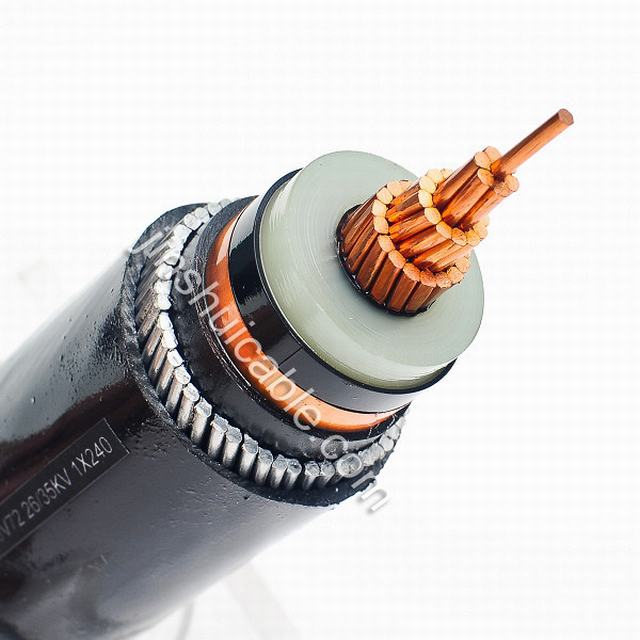 3x 240mm2 kabel cina pemasok mv 33KV tembaga/aluminium xlpe kabel tanah