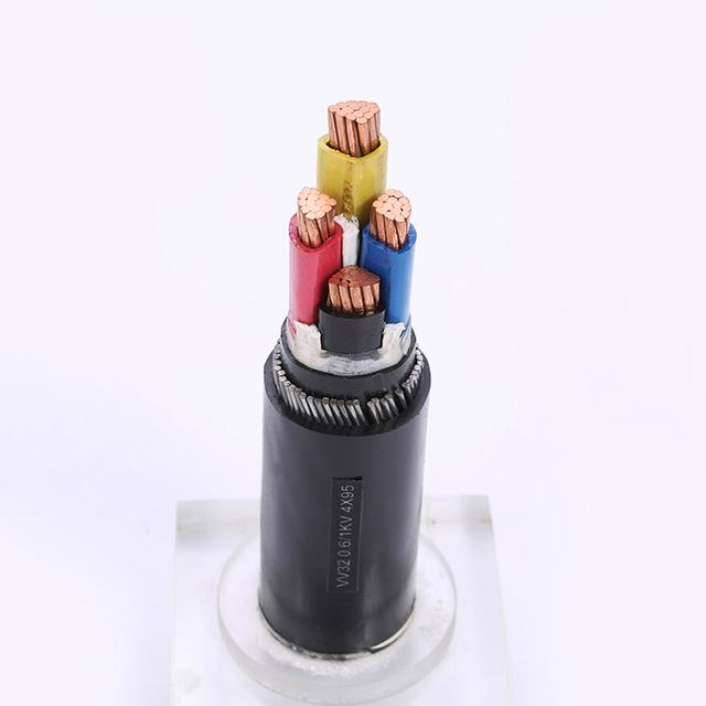 4 core copper conductor PVC insulated steel wire armoured 95mm power cable