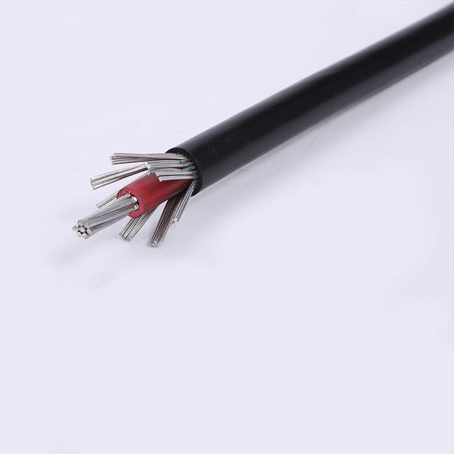 600/1000 V Cuivre/Aluminium Conducteur PE/XLPE Isolé PVC Câble Concentrique