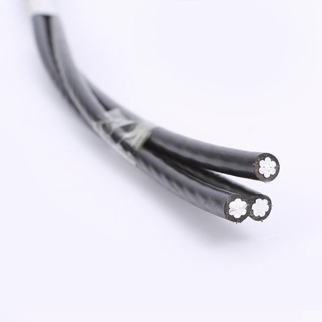 600 v XLPE Isolé 3 Core Électrique Puissance Aérienne Bundle Câble Fil D'aluminium ABC Câble