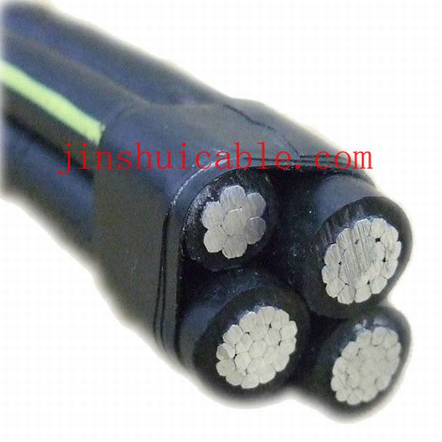 ABC cable NFC 33209 XLPE Insulation Supporting Aerial Cable