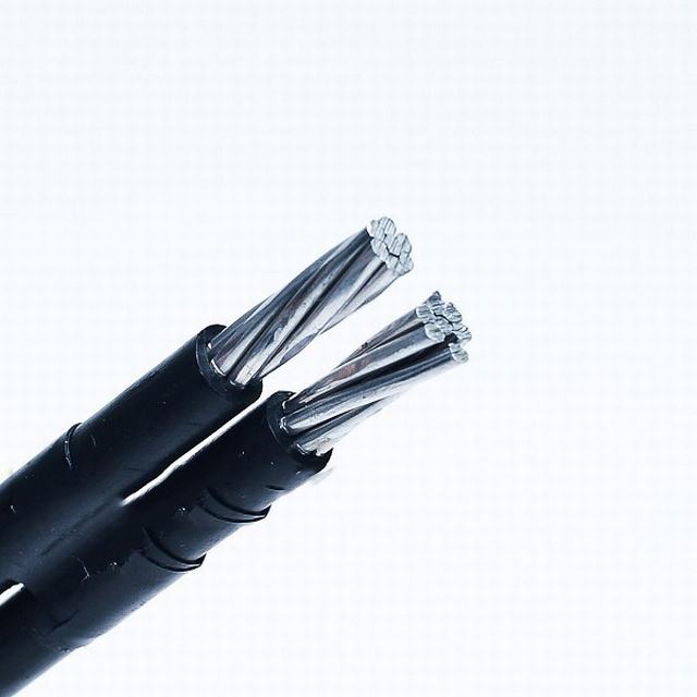 ASTM standard 1KV ABC kabel 2x1/0AWG + 1/0AWG