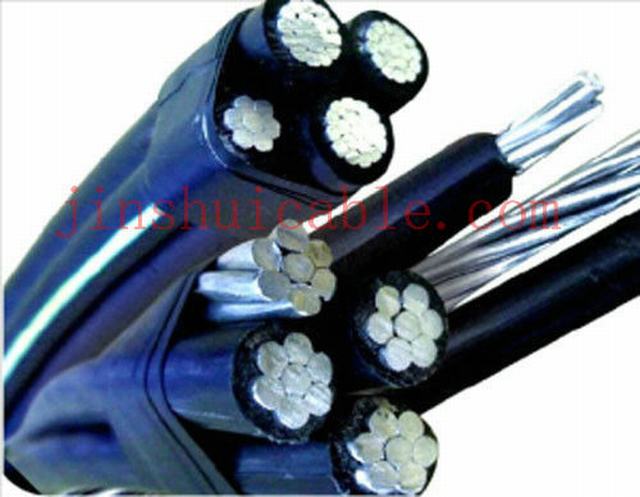 Aluminum conductor xlpe insulated overhead line/triplex aerial cable
