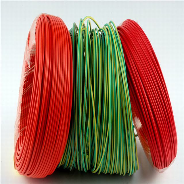 Núcleo de cobre con aislamiento de PVC cubierta de PVC flexible cable eléctrico