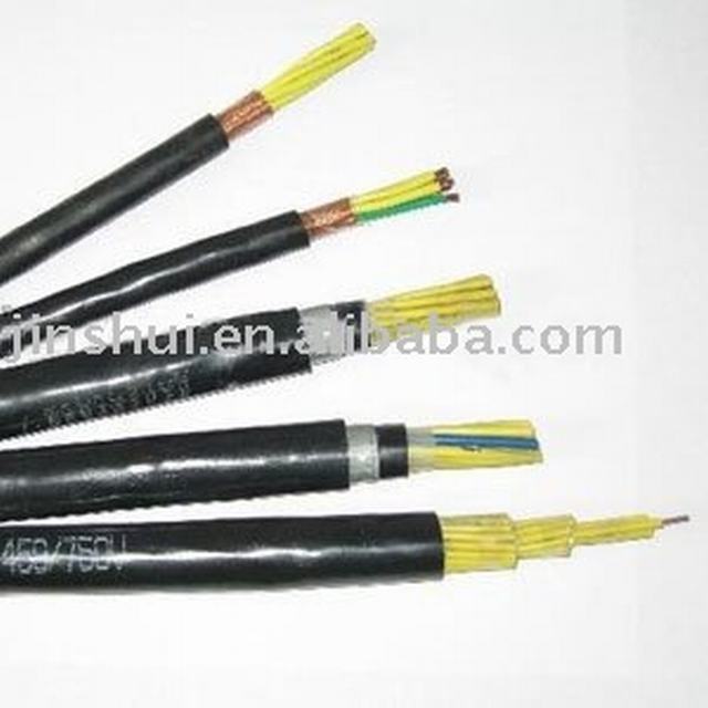 Cobre Core PVC shealthed cable de control