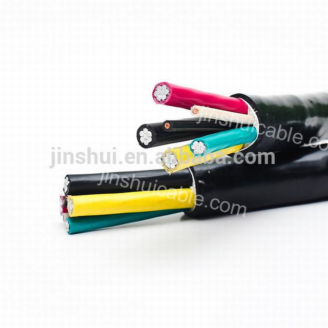 Approvisionnement d'usine 0.6 / 1kV 4 * 35mm2 PVC câble fil d'acier blindé câble d'alimentation
