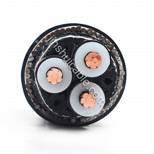 IEC standard XLPE insulated copper cable 3x95sqmm