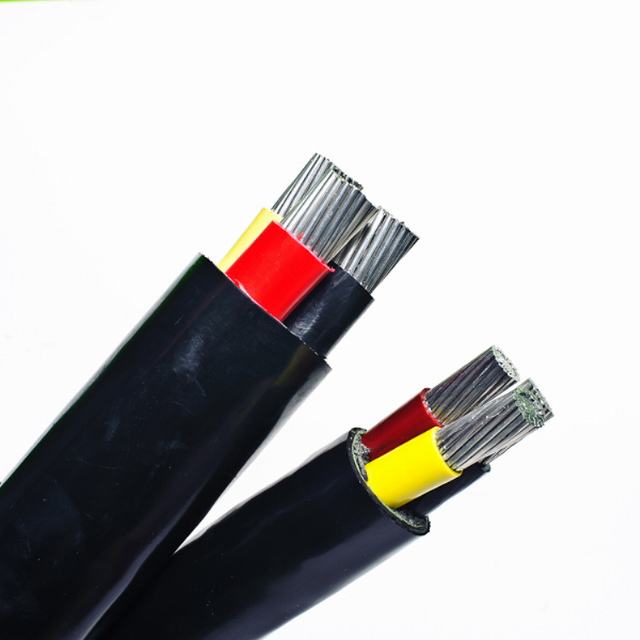 Baja tensión de aislamiento de PVC eléctrico de aluminio de Cable