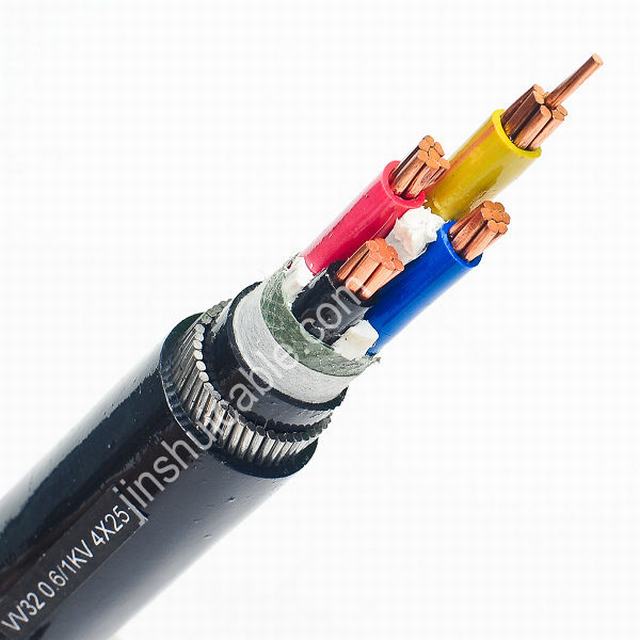 Multi core 4 inti 6mm kabel fleksibel