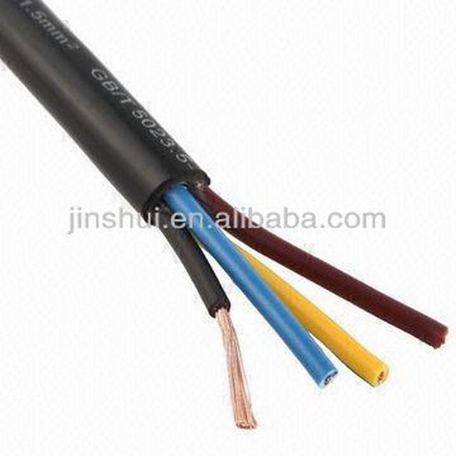 Flexible multicœur PVC isolé et gainé câble