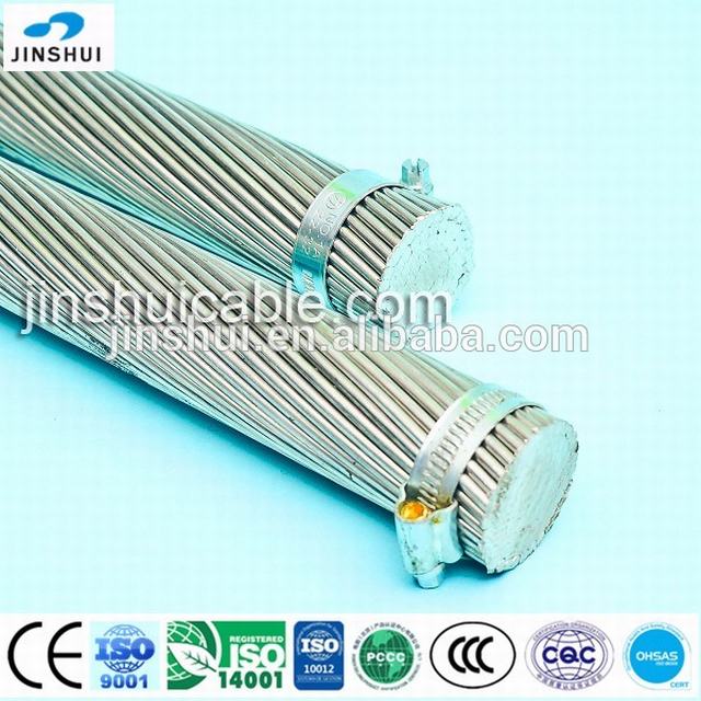 Pas d'isolation AAAC câble conducteur en aluminium, prix de fil électrique du fournisseur de la chine