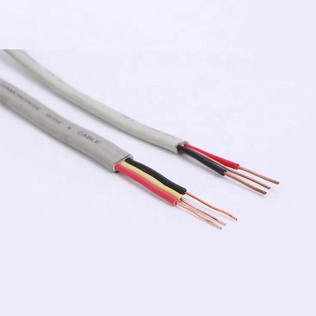 Isolasi PVC Bangunan Kawat Twin Core Kabel Paralel Spt Plexible Stranded Wire