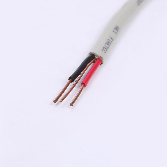PVC シース絶縁銅固体マルチコア電気フラット銅線
