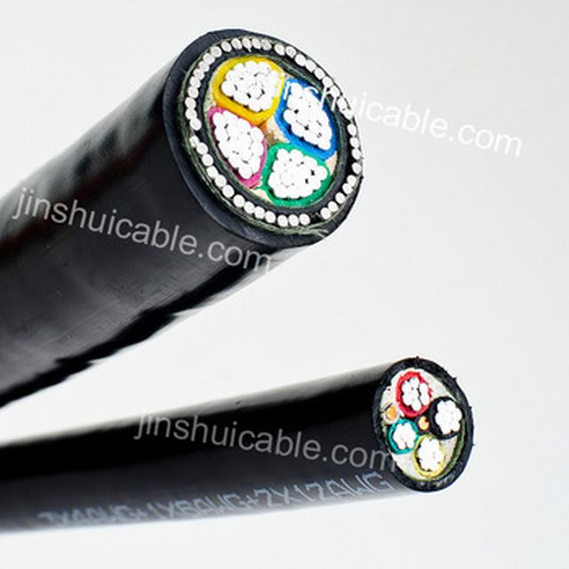 Kabel mit PVC / XLPE-Isolierung, Kupferleiter, 4-adrig, 25 mm
