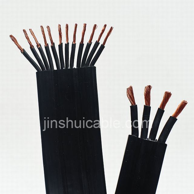 Погружной кабель/кабель насоса/4 ядра плоский резиновый кабель