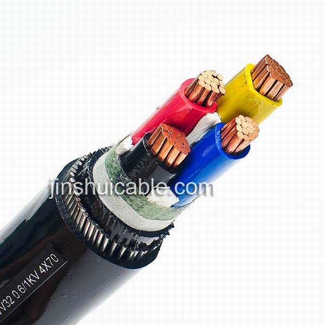 Souterrain 0.6/1KV PVC câble d'alimentation blindé en fil d'acier isolé