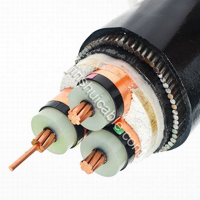 XLPE/PVC Sierra cable de alimentación de alta tensión