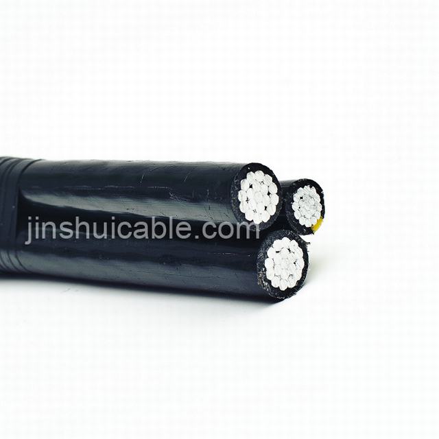 aluminium 11kv ABC aerial bunched twisted pair cable