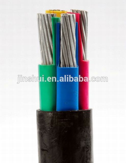 Aluminium kabel listrik, kabel terlindung, kabel multi-core