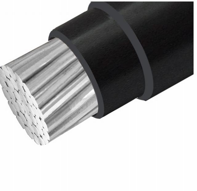 0.6/1kV solo núcleo aislado PVC cable con conductor de aluminio