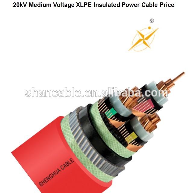 20kV Medium Voltage XLPE Insulated Power Cable Price