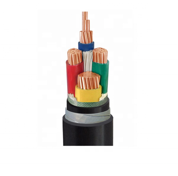 Cable de cobre ZR YJV22 0,6/1kv XLPE cinta de acero blindado FR PVC metro Cable de alimentación