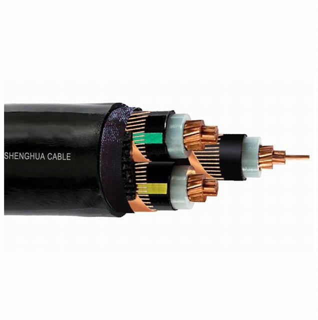 XLPE Cable Cu/XLPE/PVC/SWA/PVC YJV32 3*70+1*35mm2 Low Voltage Electric Cable