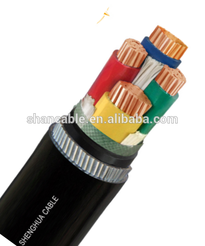 4 core SWA Armored XLPE insulated Copper conductor Low Voltage Cable Wires