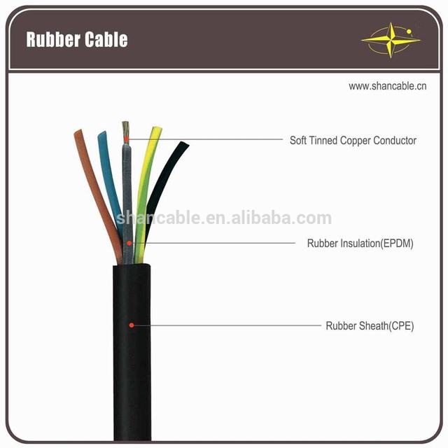 Rubber Cable YCW Cable Marine Cable