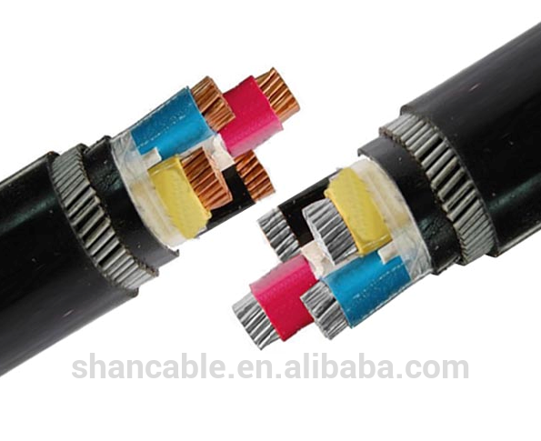 YJV32 Copper Conductor XLPE Insulated PVC Sheathed Steel Wire Armoured Electric Power Cable