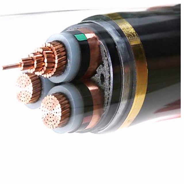 6/10(12)kV mid voltage copper conductor 3x25mm2 three cores XLPE insulation CU/XLPE/STA/PVC armored HT electric power cable