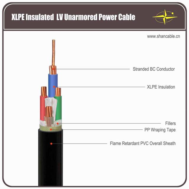 CE KEMA certificate CU/XLPE Insulated PVC Shealth NYY Power Cable(1.5-600mm2)