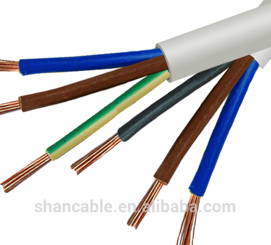 6mm 3core power cable 6mm 4 core power cable earth wire 6mm copper wire 6mm flexible cable