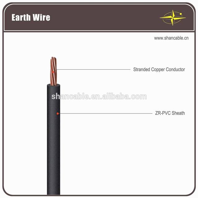 housing wire 4mm copper core flame retardant wire stranded copper conductor ZR-BV