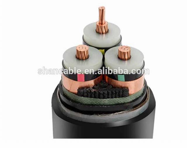 3.6/6kV XLPE insulated Double Steel Tape Armoured Electric Power Cable N2XSEYBY