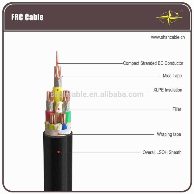 CU/XLPE/PVC 3×2.5mm2 frc lsoh power cable IEC60502-1 ,IEC60228,IEC60331