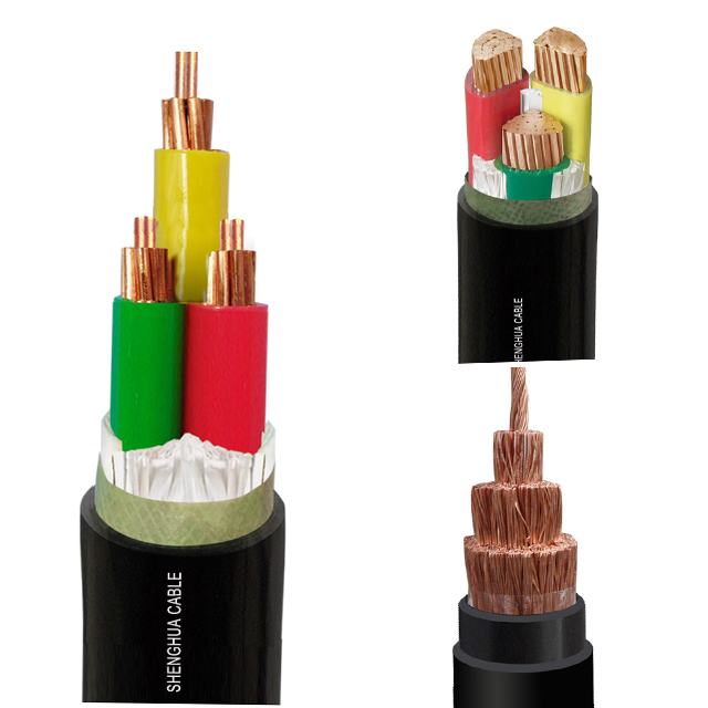 Best Selling 0.6/1kV 600/1000V low voltage copper conductor 5x120mm2 five core XLPE insulation LT electric power cable