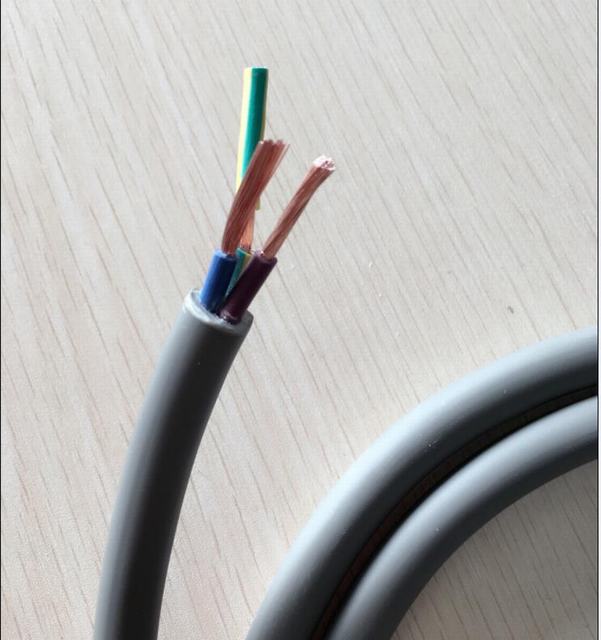 PVC Flexible Kupfer elektrische power kabel H05VV-F 3x2,5 SQ MM