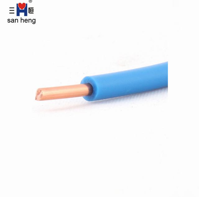 0.75mm alambre de cobre desnudo aislamiento de PVC alambre eléctrico