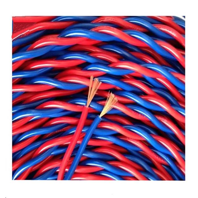 0.75mm2 PVC Copper Twin Flat Electrical Led Light Cable Wire