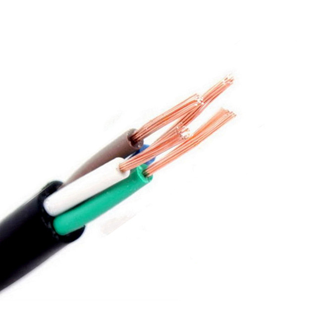 1.5mm 2.5mm 4 core flexible cable pvc insulated electrical flexible cable wire 1 mm 0.64 mm