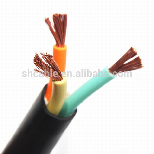 10 mm² flexible en caoutchouc débit de fil de câble flexible en caoutchouc dubaï câble flexible gainé de caoutchouc