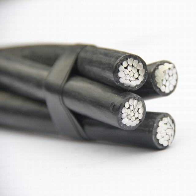 2*16mm2 0.6/1KV Aluminulm PE/ XLPE insulated Aerial Bundle Cable